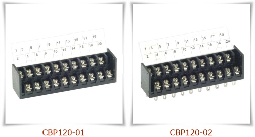 CBP120 雙層接線端子台，PCB端子台